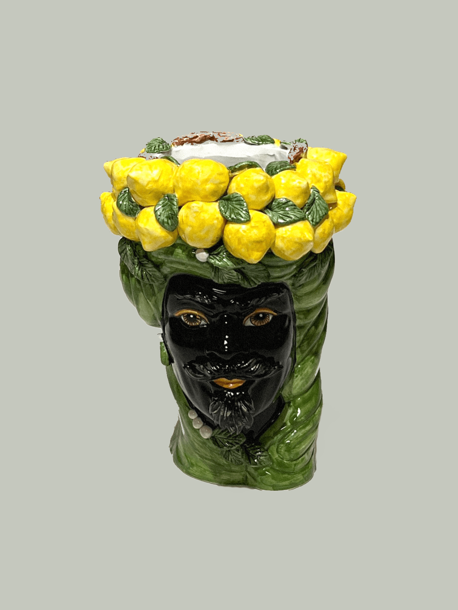 Vase Lemon Head Man